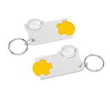 Chip holder with €1 chip and magnifier