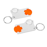 Chip holder with €1 chip and magnifier