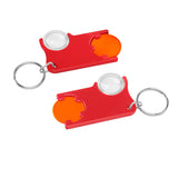Chip holder with €1 chip and magnifier