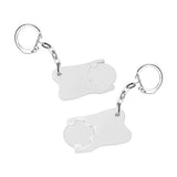 Porte-jeton avec jeton 1€ "Dent"