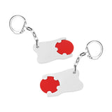 Porte-jeton avec jeton 1€ "Dent"