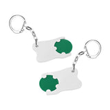 Porte-jeton avec jeton 1€ "Dent"