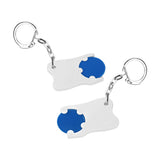 Porte-jeton avec jeton 1€ "Dent"