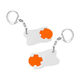 Porte-jeton avec jeton 1€ "Dent"