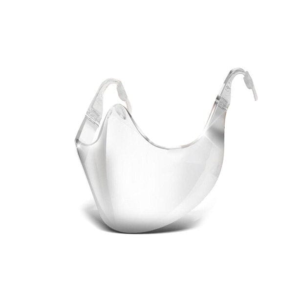 Transparente, wieder verwendbare Gesichtsmaske