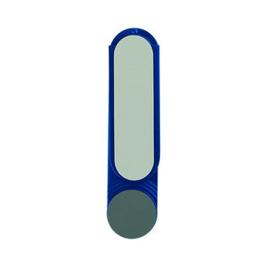 Blauer, verstellbarer iPhone Mount von unten