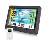 Schwarze Wetterstation mit Digital Bildschirm