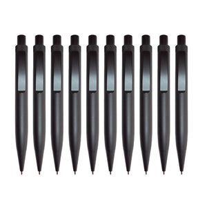 10er Pack matt-schwarze Kugelschreiber