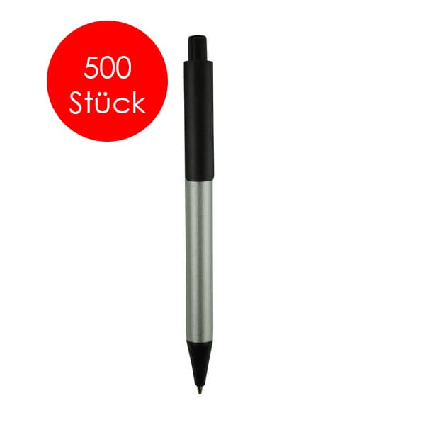 De Niro Kugelschreiber 500er Karton – Aluminium, Parker-Mine