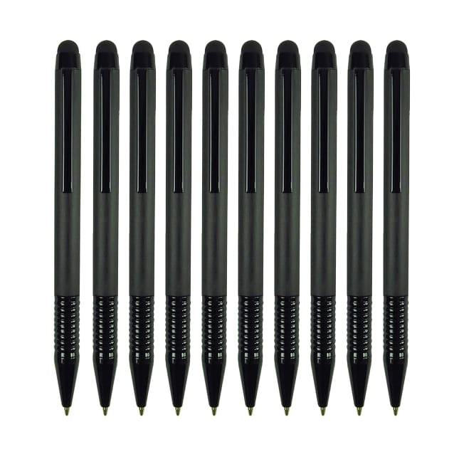 10er-Set schwarze Kugelschreiber