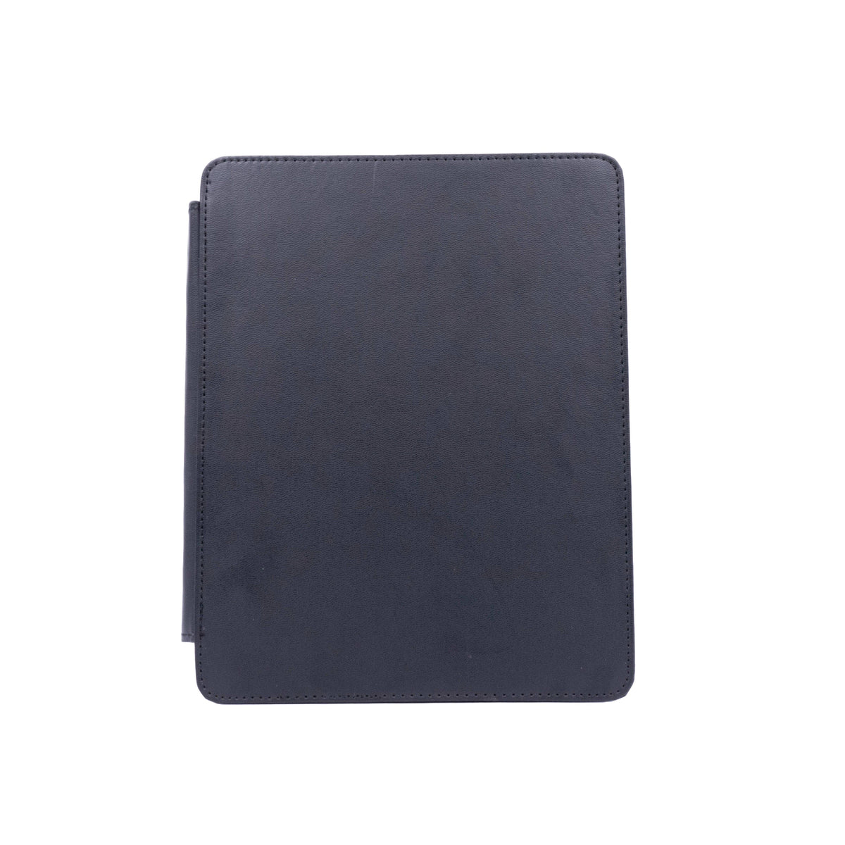 Schwarze, aufklappbare iPad Hülle von oben