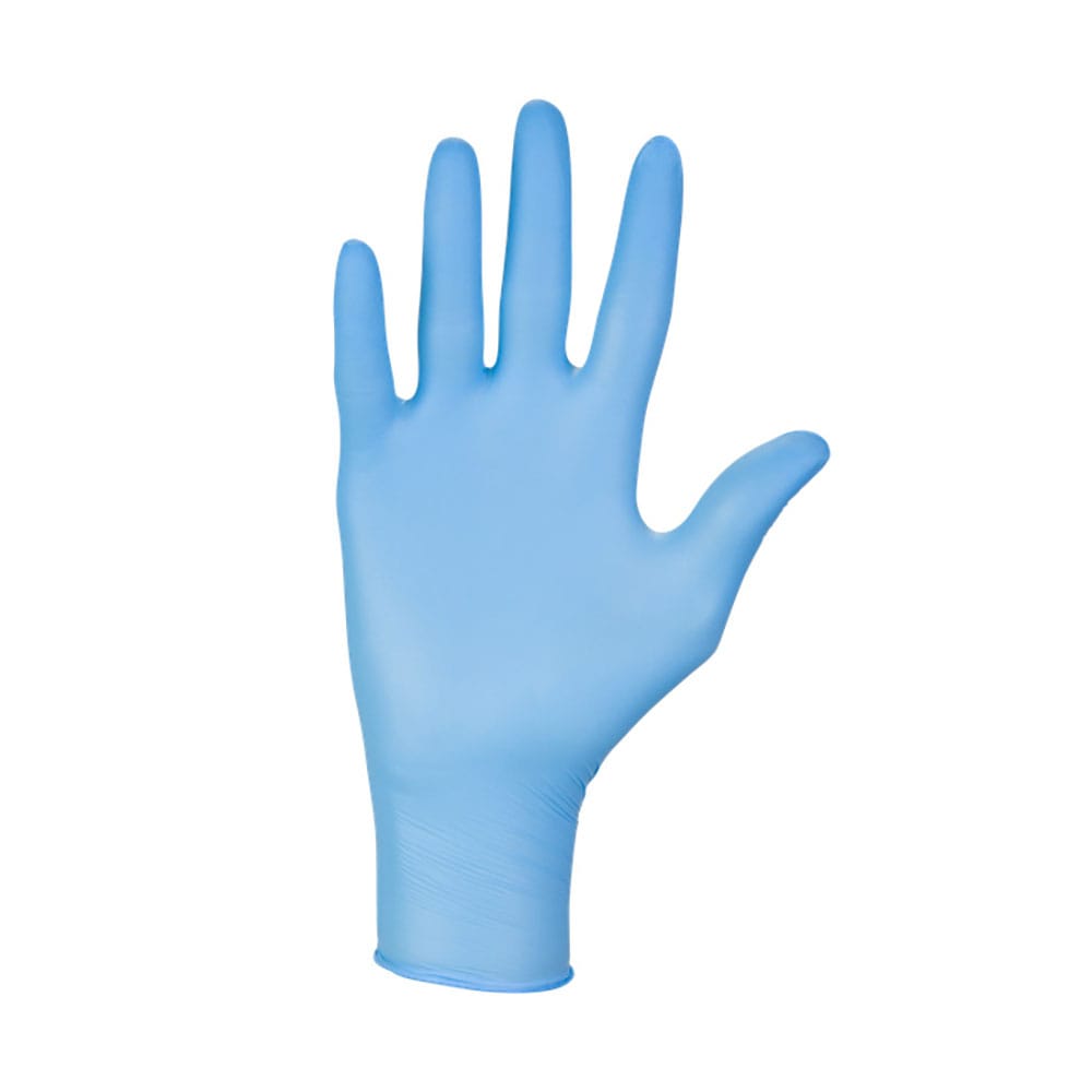 Blauer Nitrilhandschuh