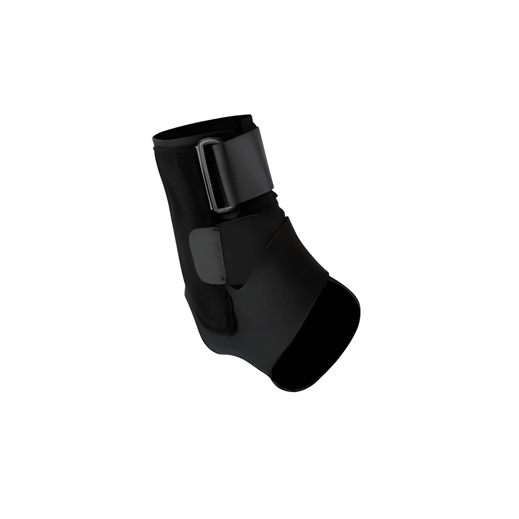 Schwarze sprunggelenk-Bandage mit Klettverschluss
