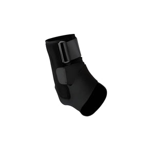 Schwarze sprunggelenk-Bandage mit Klettverschluss