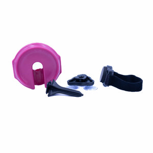 Pinker Outdoor Getränkehalter für Weingläser