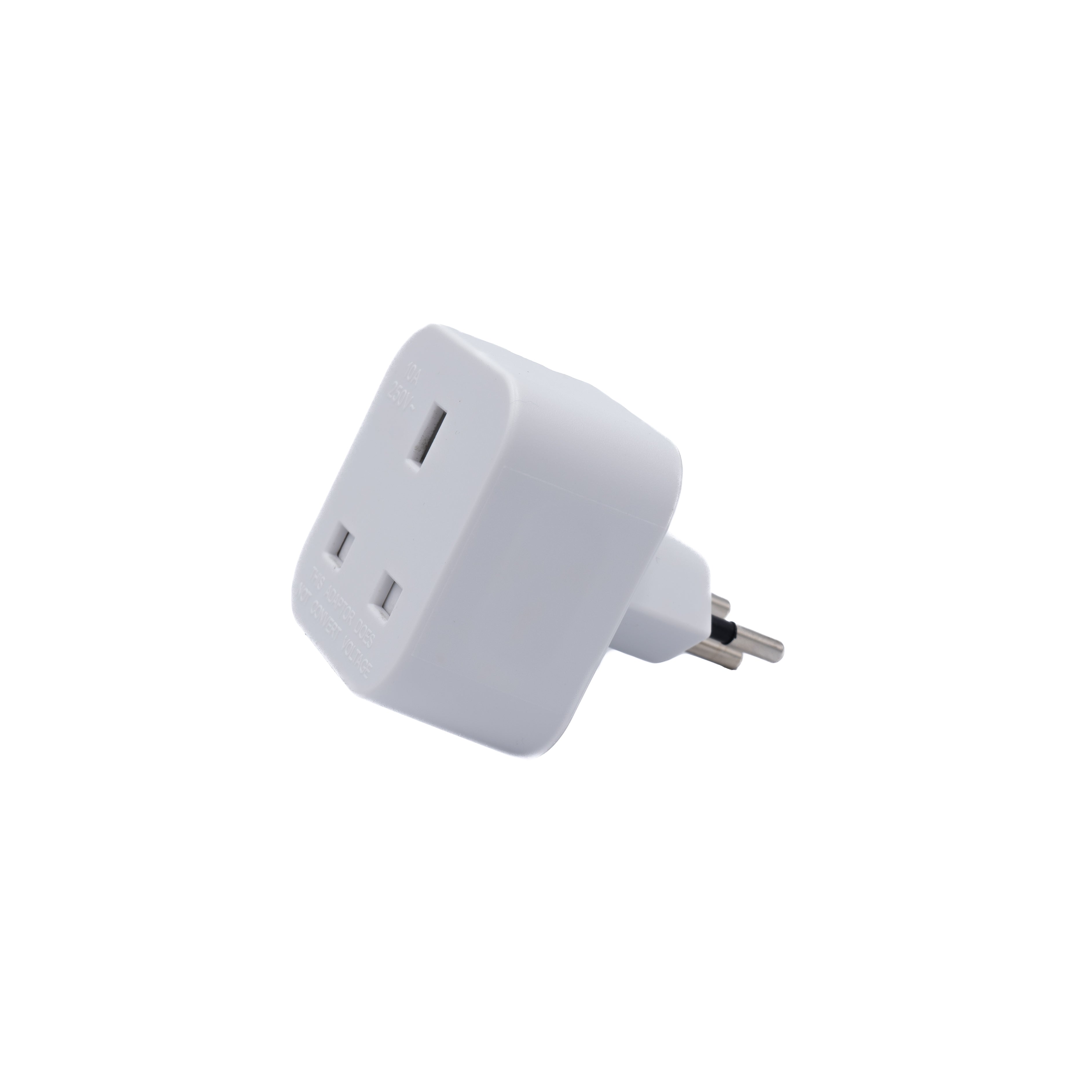 Weisser UK zu CH Steckdosenadapter