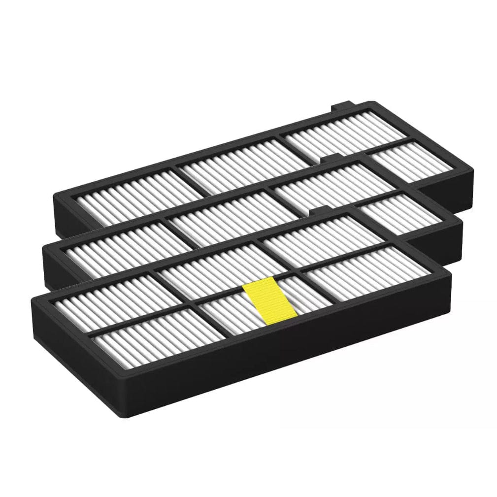 Weiss-schwarze Staubsauger Filter