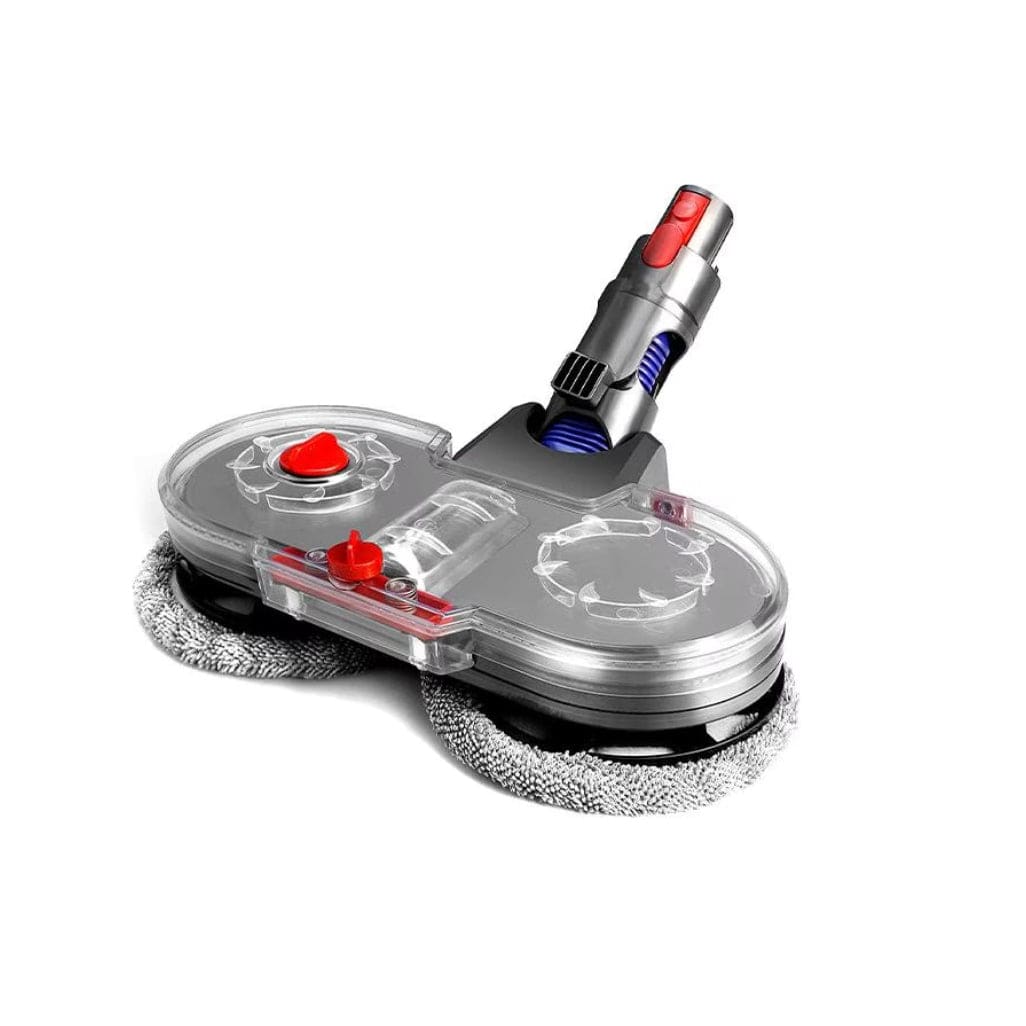 Grauer, automatischer Wischaufsatz mit zwei Wischtüchern für Dyson