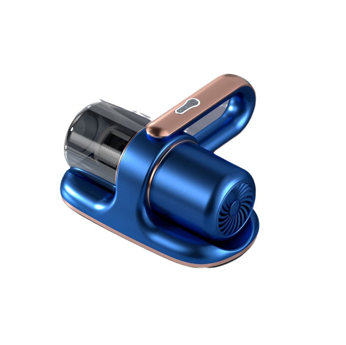 Blau-rosegoldener, kabelloser Matratzenstaubsauger