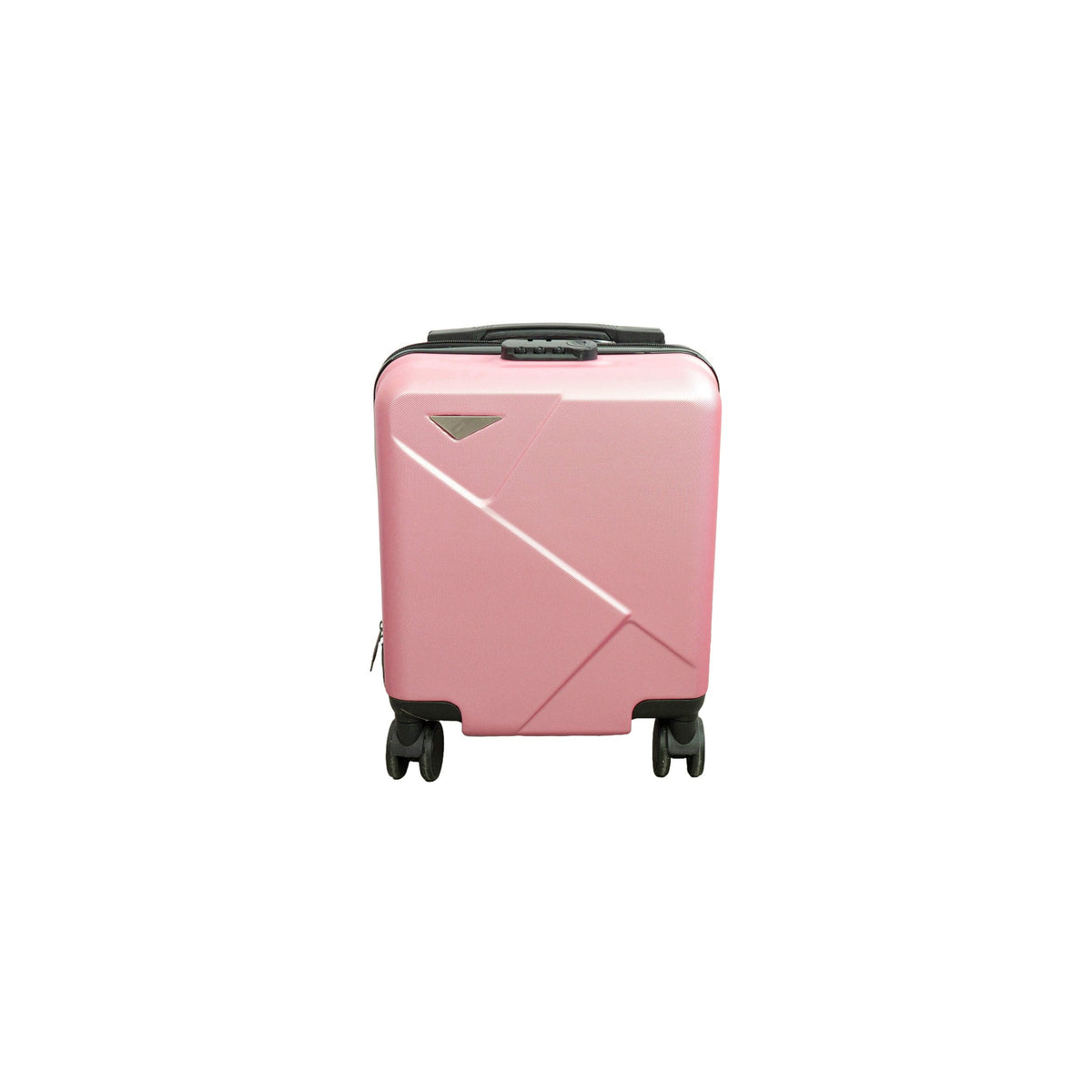 Pinker Handgepäck Koffer von vorne
