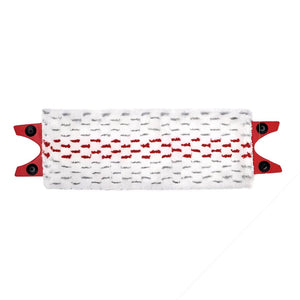Weiss-rotes Ersatz-Mikrofasertuch für Mop