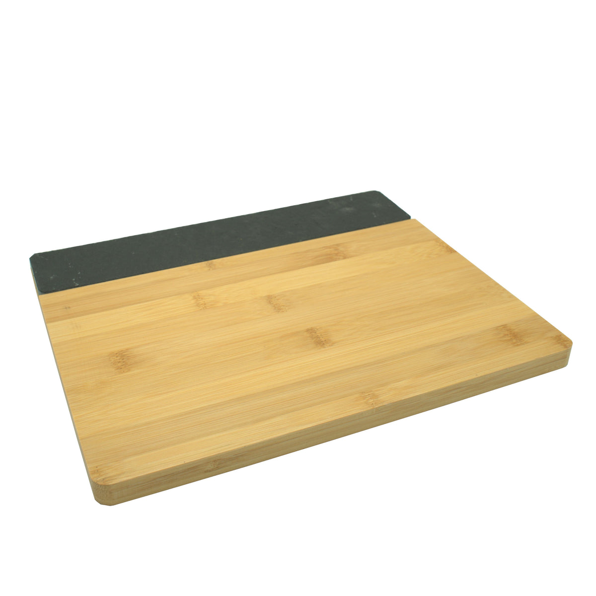 Buffet-Platte aus Bambus mit Schieferplatte – 25 x 30 cm