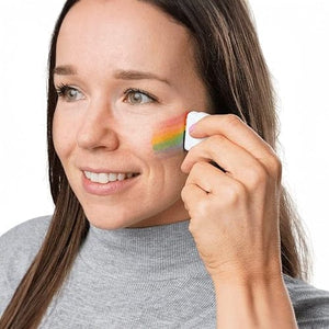 Regenbogen Schminkstift in Anwendungsbeispiel