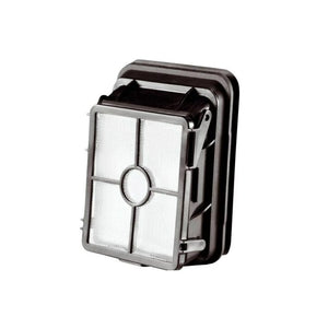 Schwarz-weisser, aufklappbarer Motorfilter
