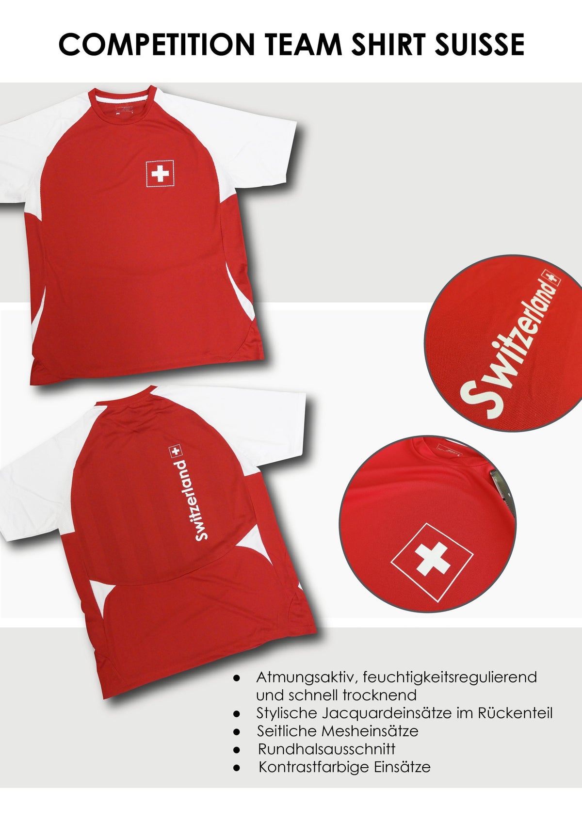 Men's T-Shirt Switzerland Size M