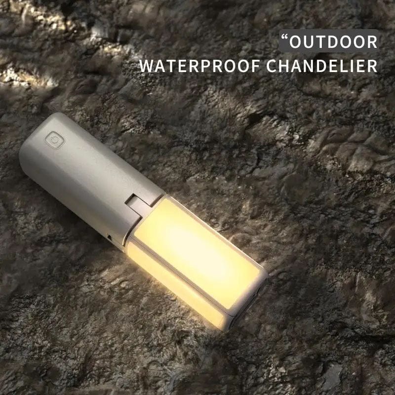 LED-Caminglampe eingefaltet mit Produktdetail