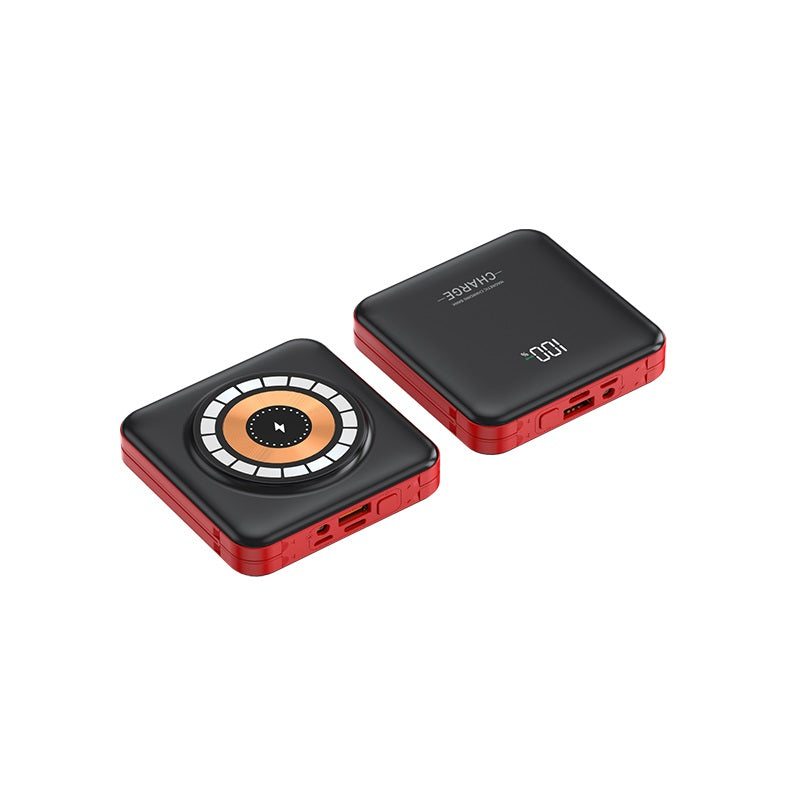 MagSafe Power Bank Compact 10,000 mAh with Integrated Charging Cables