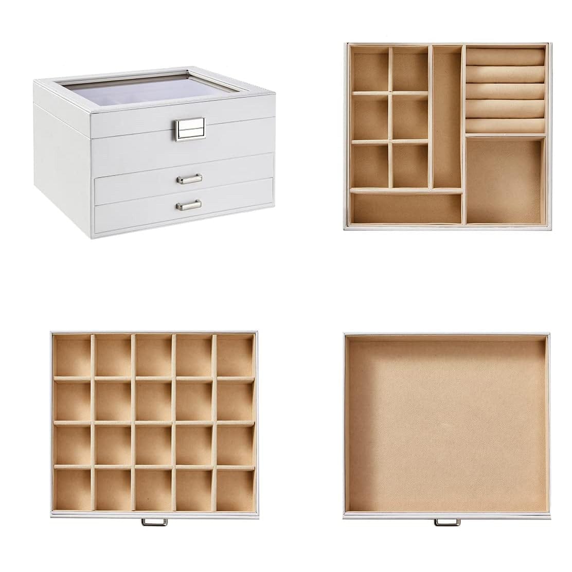 Alle Schubladen der Box von oben