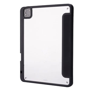 Schwarze iPad Hülle zugeklappt von hinten