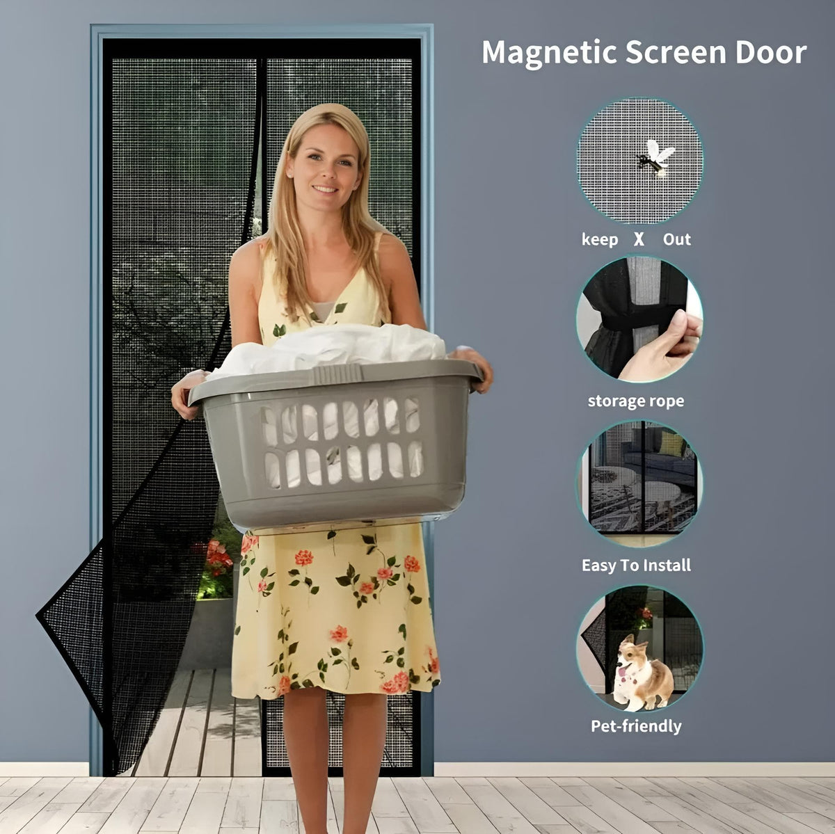 Insektenschutz Magnetvorhang mit Produktdetails