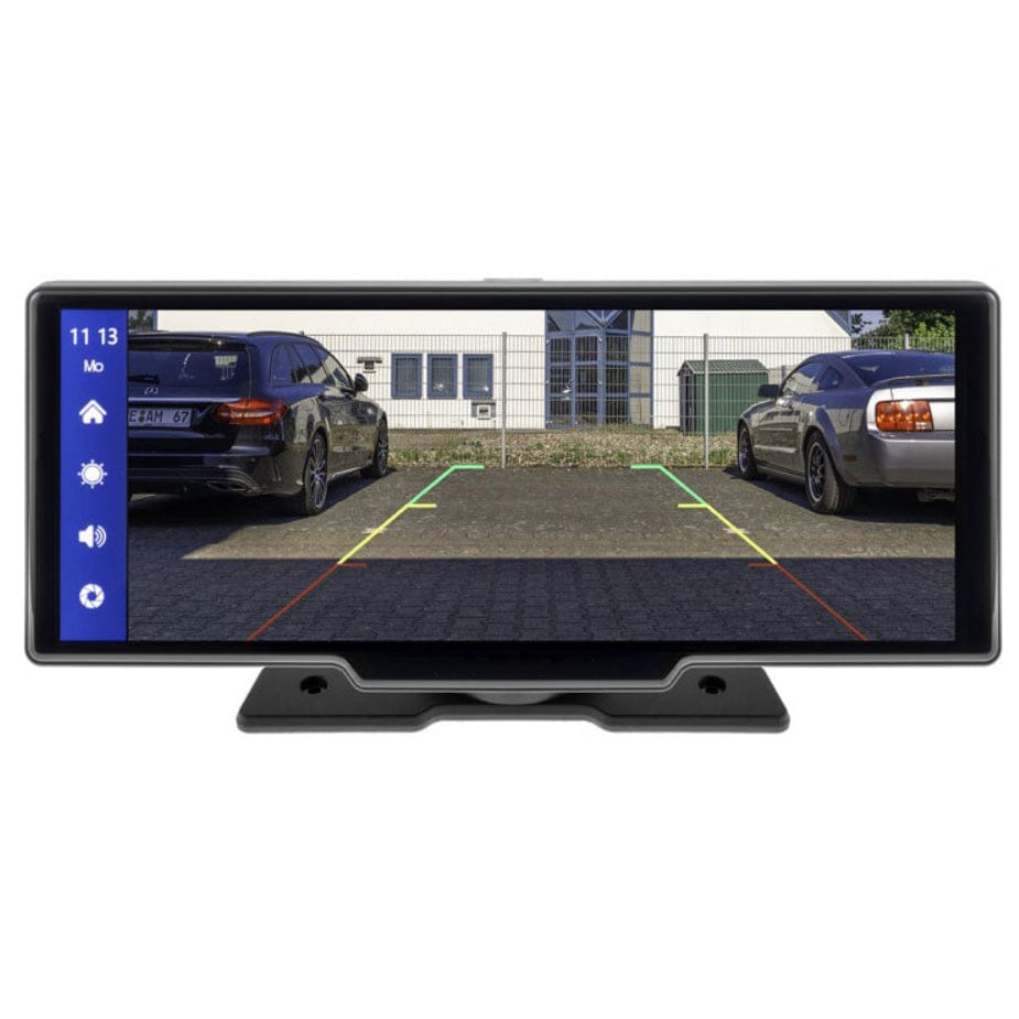 Dashcam mit Carplay für Autos mit Anwendungsbeispiel beim Parken