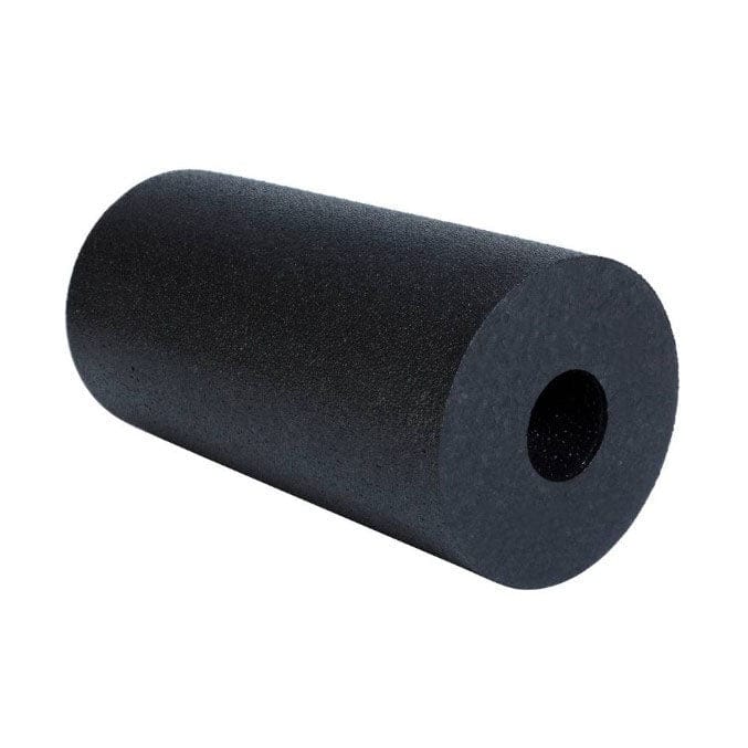 Schwarze Faszienrolle von der Seite