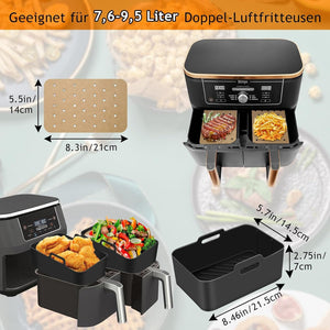 Airfryer Zubehör-Set mit Blech in einem Anwendungsbeispiel