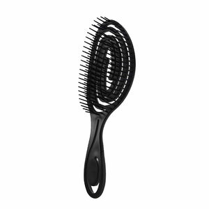 Schwarze, moderne Haarbürste