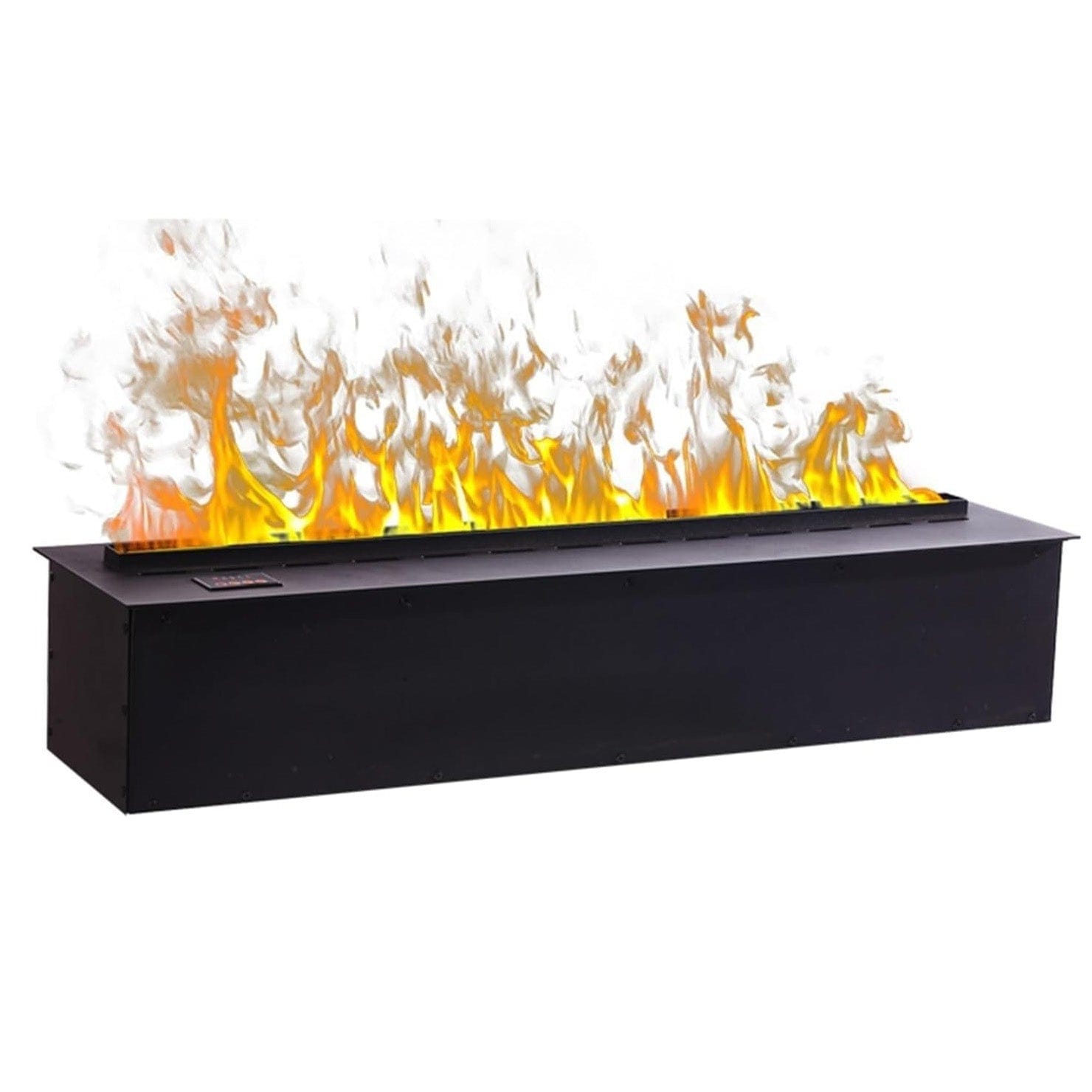 Elektrokamin mit orangener 3D Flamme