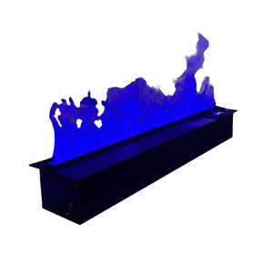 Elektrokamin mit blauer 3D Flamme