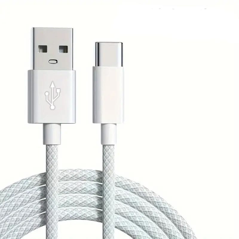 USB-A auf USB-C Ladekabel geflochten – 1,5 m, knickfest