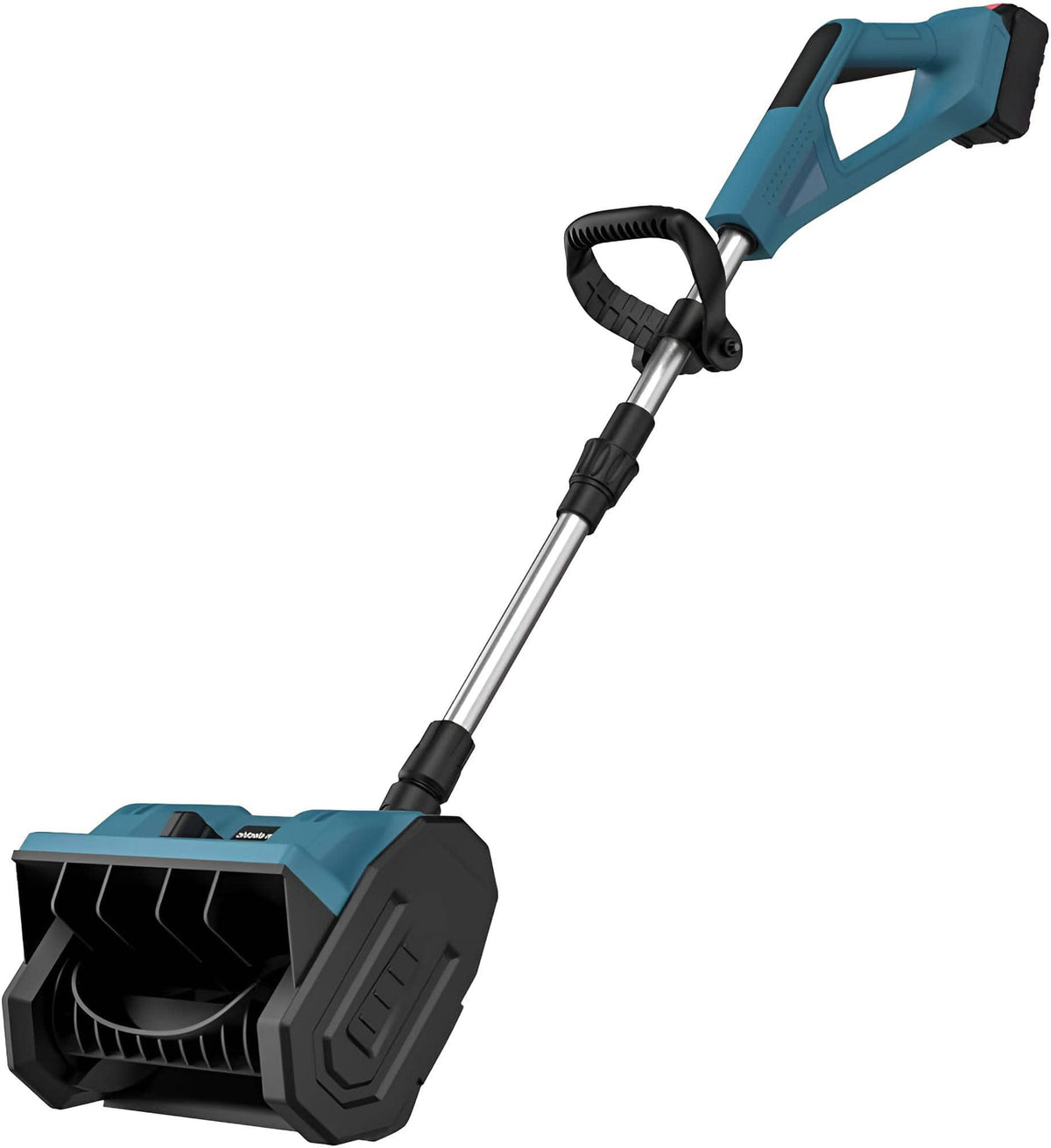 Schwarz-blaue, elektrische Schneefräse