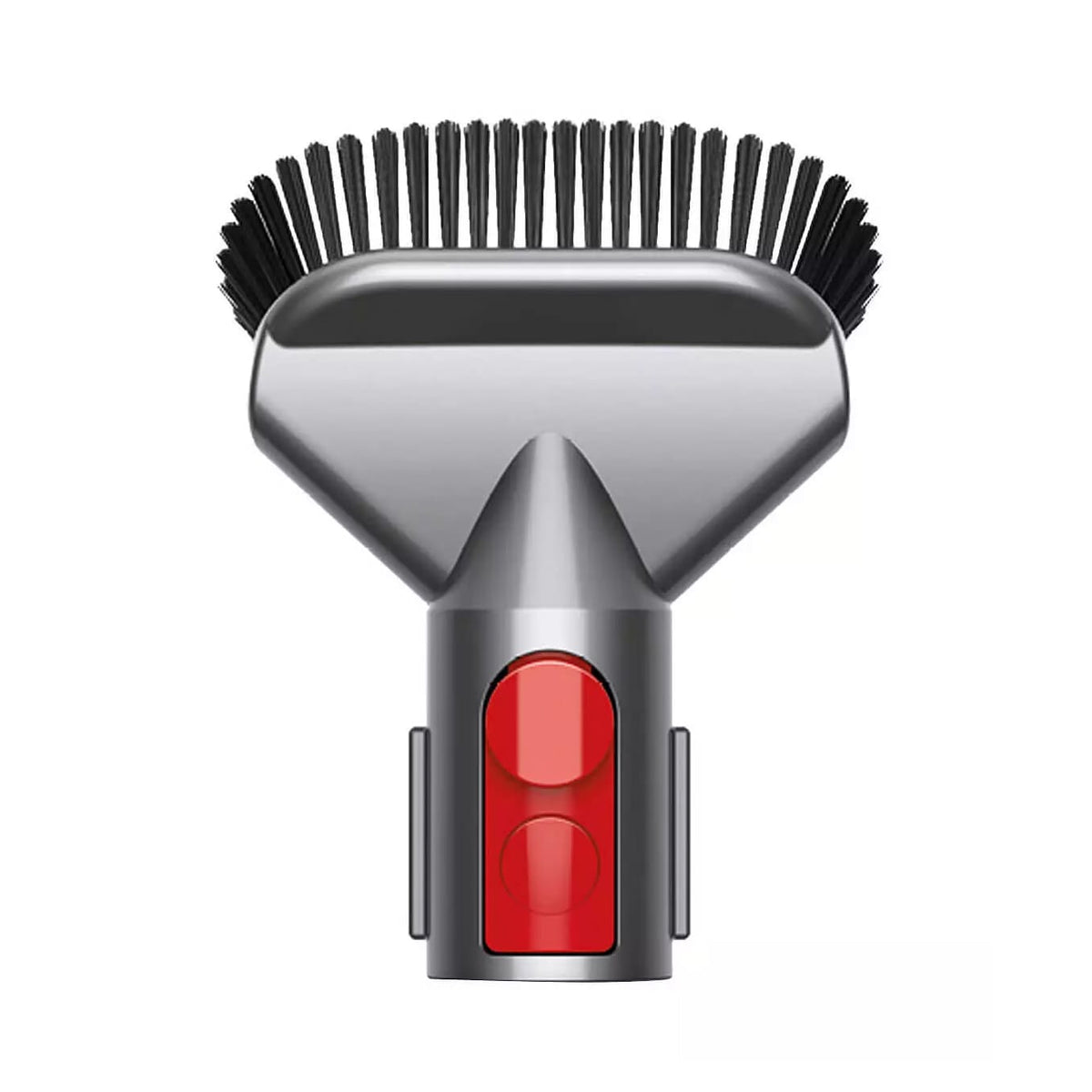Graue Hartbürste mit schwarzen Borsten für Dyson-Staubsauger