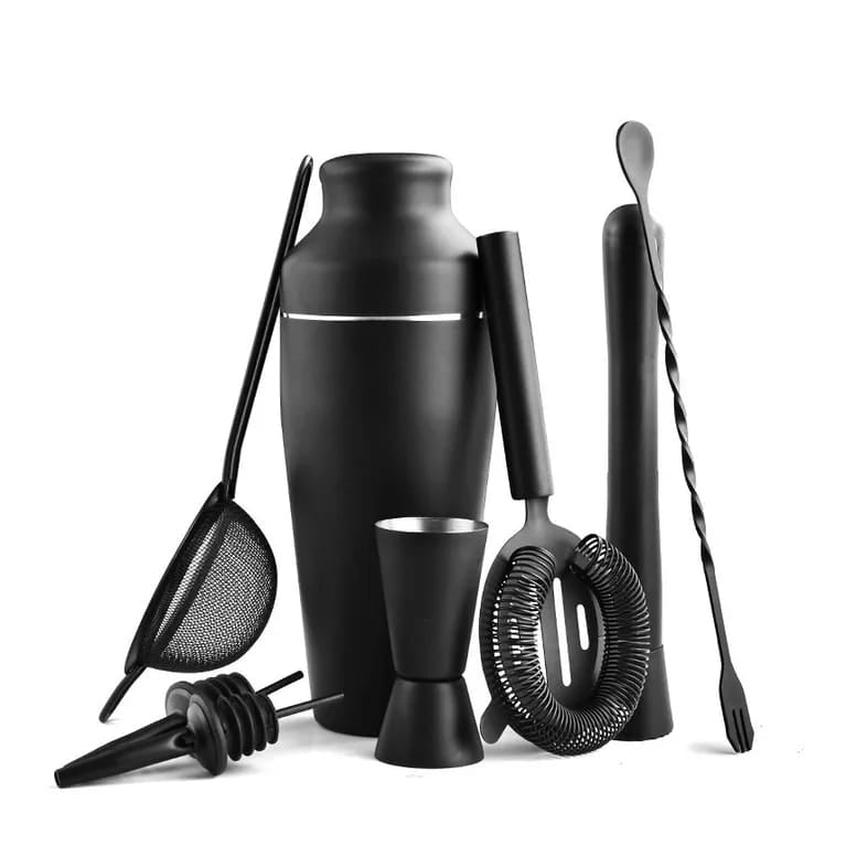 Kit de Shaker à Cocktail – avec livre de recettes, haute qualité, pour bar, restauration & événementiel