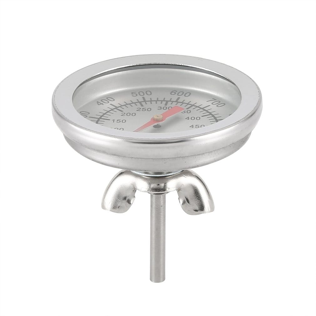 Grill-Deckelthermometer mit roter anzeige und Schraubenbefestigung