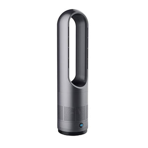 Grauer Turmventilator in Form eines Ovals