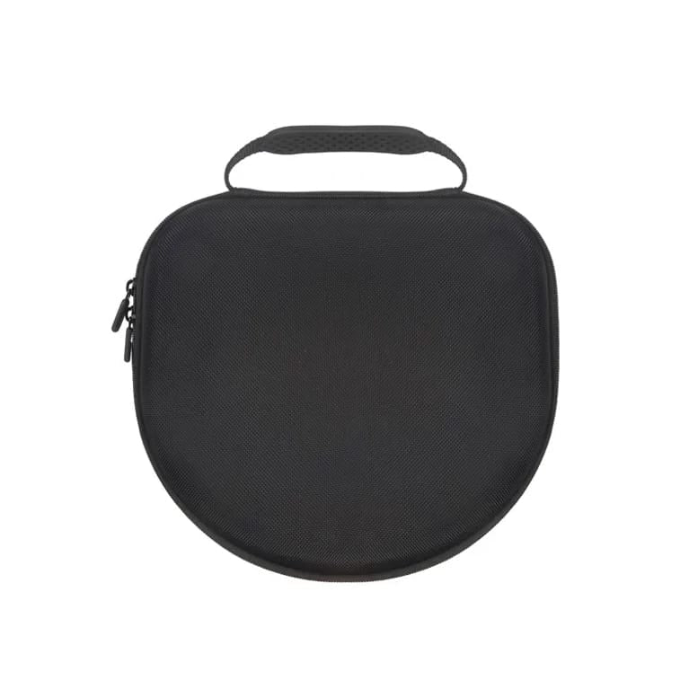 Schwarze Reisetasche für Kopfhörer geschlossen