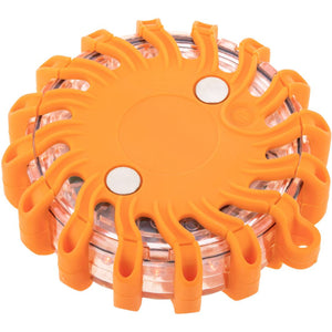 Orangene LED-Warnblinkleuchte
