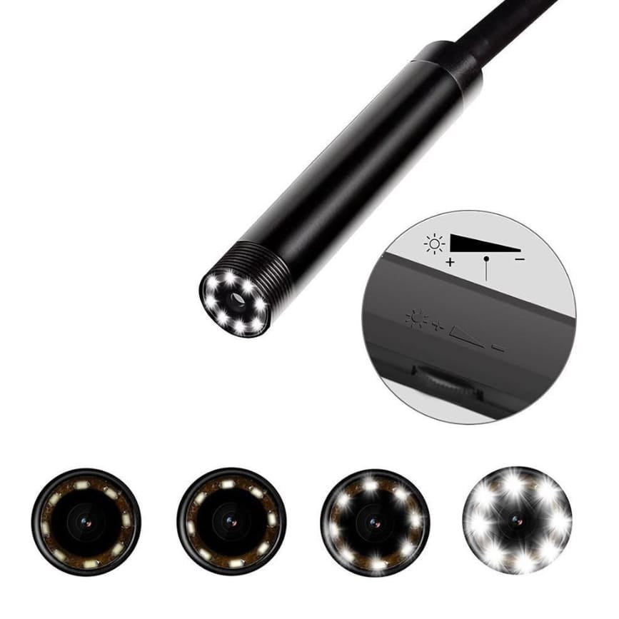 Endoskopkamera mit verschiedenen Lichteinstellungen