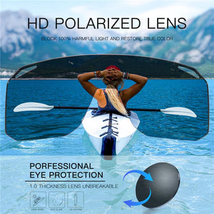 Schwarze Sport-Sonnenbrille mit Produktdetails
